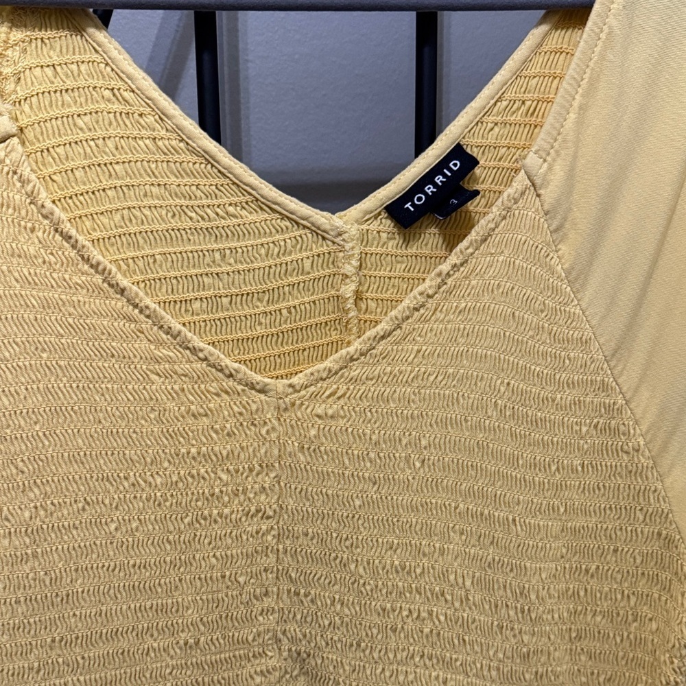 Torrid Sunny Yellow Short Sleeve Dress 3 - Picture 5 of 15